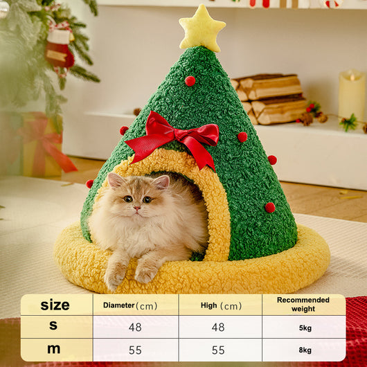Cama Nido Navideño para Gatos y Perros Pequeños - Bolsa Térmica Semiencerrada - Image 3