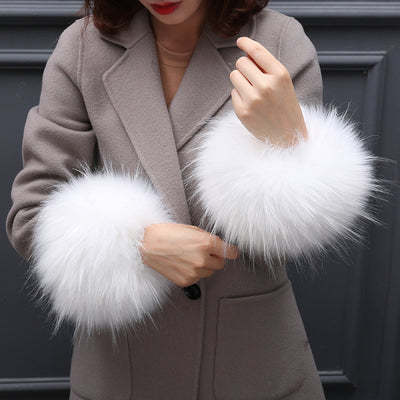 Chaqueta Mujer con Mangas Peludas Cortavientos - Image 12