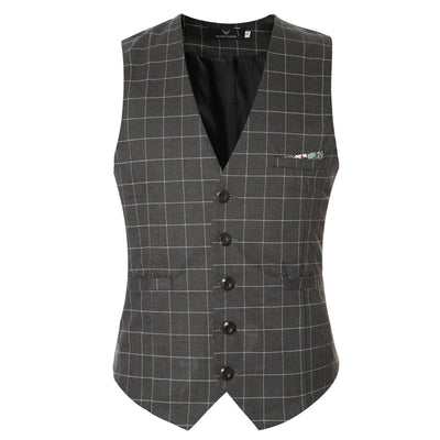 Chaleco Formal Coreano para Hombre Cuello en V - Image 8