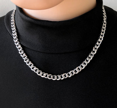 Collar de Acero Titanio para Hombre - Diseño Urbano Moderno - Image 8
