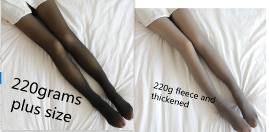 Leggings Térmicos Translúcidos Talla Grande con Forro Polar para Invierno - Image 17