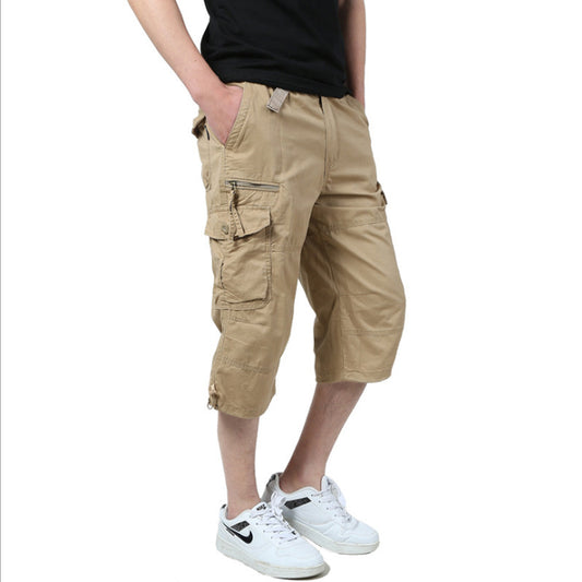 Pantalones Cortos Sueltos Tipo Capri de 7 Puntos para Hombre - Comodidad Estival - Image 2