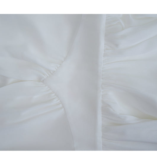 Vestido Blanco Slim Estilo Corte Francés Retro - Image 12