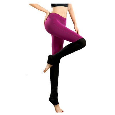 Pantalones de Yoga con Costuras de Contraste - Image 3