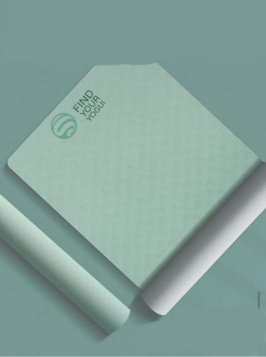 Tapete de Yoga TPE Premium Antideslizante - Extra Grueso y Amplio para Principiantes