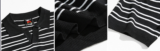 Polo Holgado Verano Estilo Coreano para Hombre - Image 7