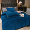 Pata De Gallo Azul Real 1.5 M Sábana Plana