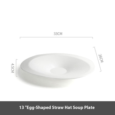 Plato Ovalado de Porcelana Francesa Elegante - Image 7