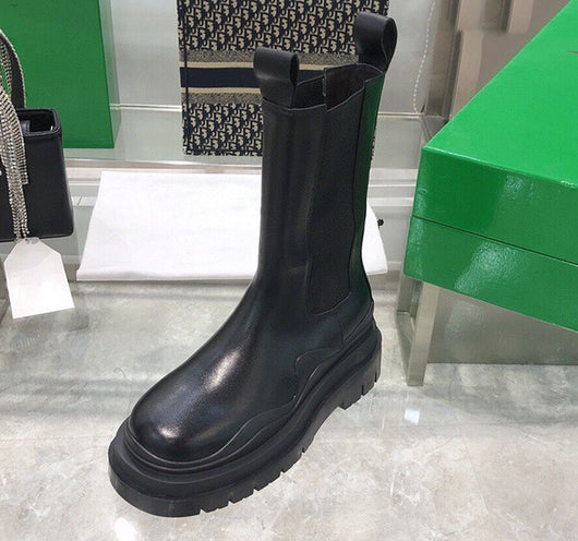 Botas Martin de Cuero con Suela Gruesa para Mujer - Primavera y Otoño - Image 12