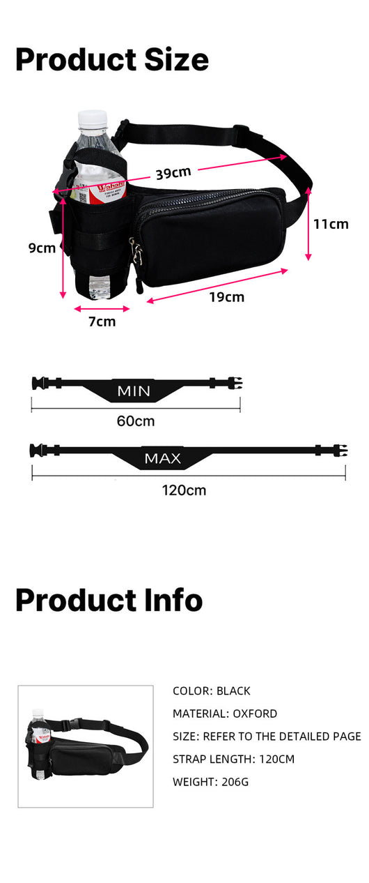 Riñonera Deportiva Impermeable de Gran Capacidad - Image 7