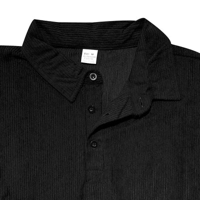 Camiseta Manga Larga de Pana para Hombre - Primavera y Otoño - Image 35
