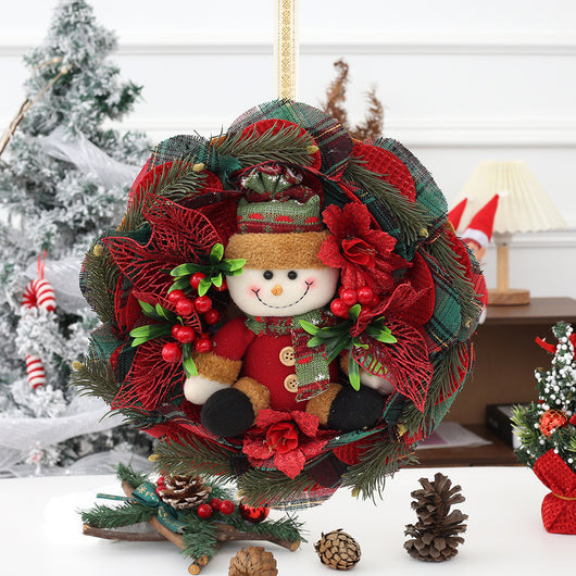 Decoración Navideña Muñeco de Nieve Anciano para Exterior - Image 13