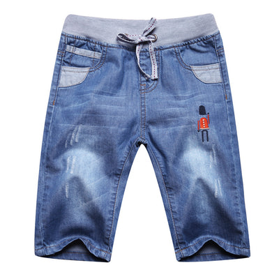 Pantalones Capri Denim Casuales para Niños - Versátiles y Cómodos - Image 6
