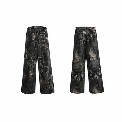 Jeans Desgastados con Estampado 3D Efecto Industrial Splash - Image 13