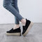 Zapatos Casuales Negros de Cuero Versátiles