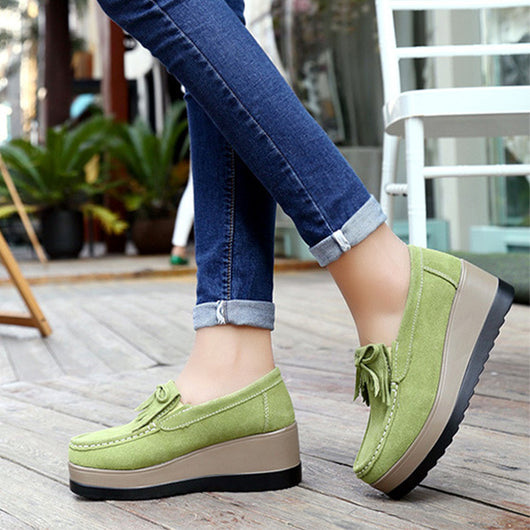 Zapatos Casuales para Mujer con Diseño de Moño y Plataforma Gruesa - Image 23