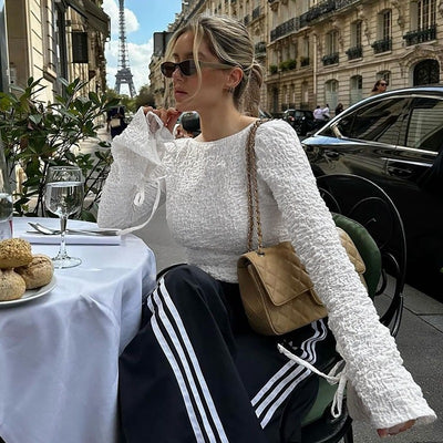 Cardigan Mujer con Encaje y Espalda Descubierta Manga Larga