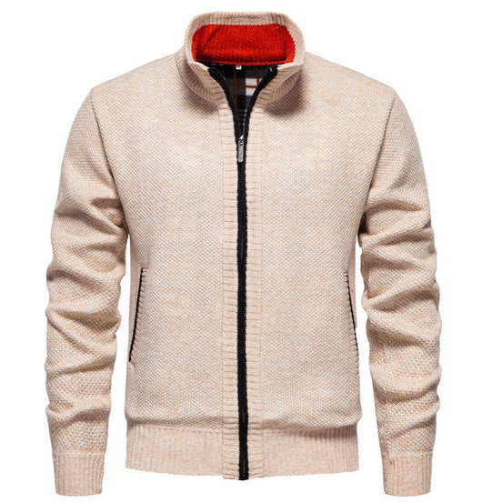 Suéter Cardigan con Cuello Alzado para Hombre - Image 11