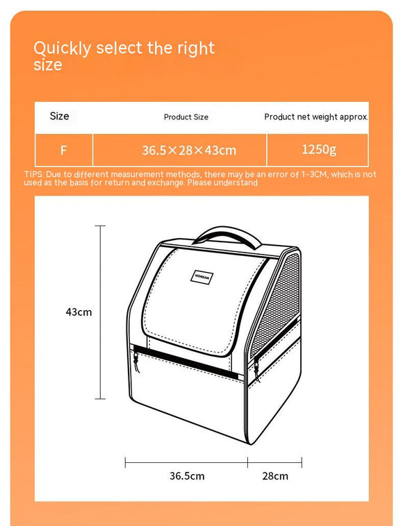 Mochila Transportadora Doble para Gatos con Diseño de Cápsula