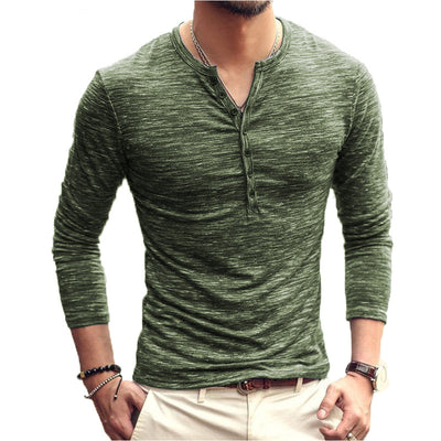 Camiseta Manga Larga Slim Fit para Hombre - Image 18