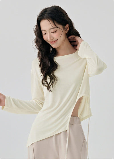 Blusa Deportiva Modal con Recortes Laterales y Cordón Ajustable - Image 20