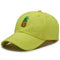 Gorra de Béisbol de Algodón con Bordado de Piña Ajustable