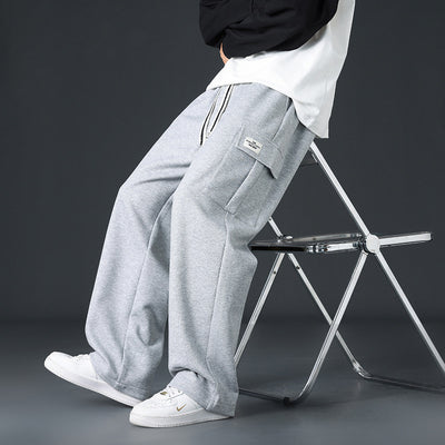 Pantalones Casuales Hombre Corte Amplio y Drapeado - Image 2