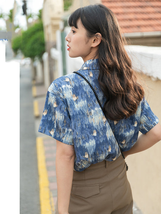 Camisa Suelta y Slim Estilo Coreano para Playa y Casual - Image 11