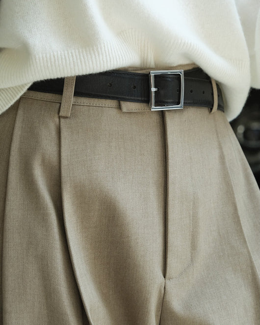 Pantalón de Traje Mujer con Pliegues 3D y Corte Holgado Elegante - Image 19
