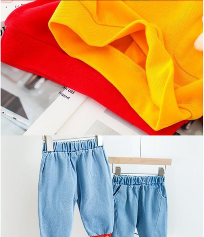 Conjunto de Suéter Infantil Trendy de Estilo Internacional - Image 9