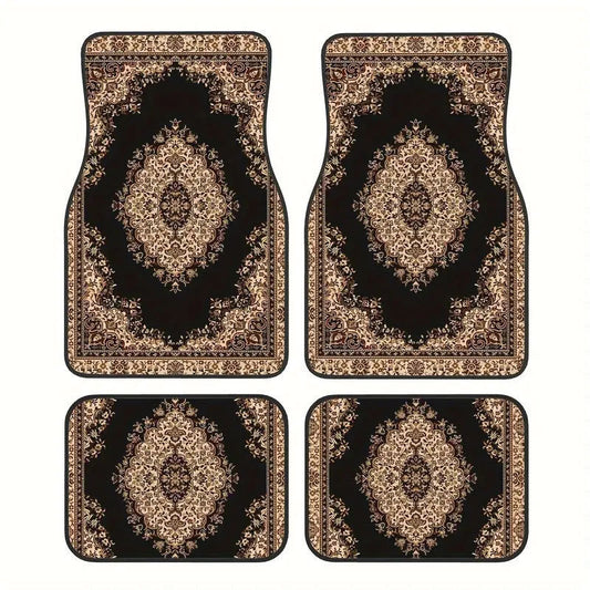 Juego de Tapetes para Auto Estilo Bohemio Retro - Image 2