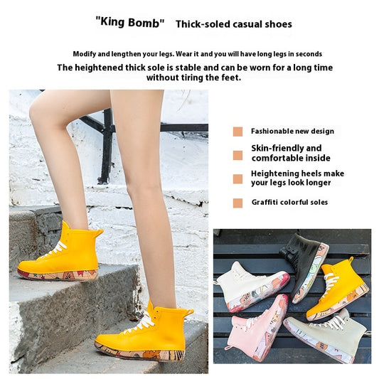 Botas de Lluvia Cortas Antideslizantes para Parejas - Image 2