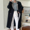 Blazer de Doble Botonadura con Solapa Contrastada