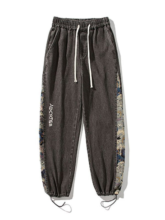 Jeans Holgados de Moda Urbana para Hombre - Diseño Parejas Casual Otoño - Image 6