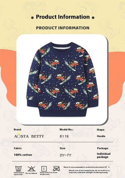 Camisa Infantil de Manga Larga con Estilo Europeo y Americano - Image 7
