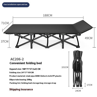 Cama Plegable Portátil para Camping y Oficina - Image 11