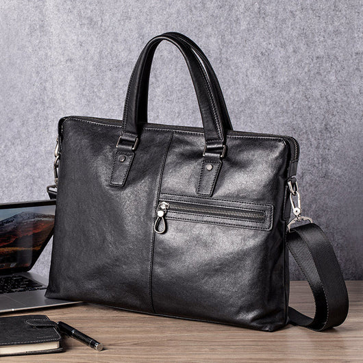 Bolsa de Cuero para Hombre - Negocios y Casual