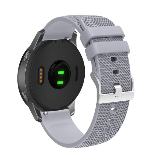 Correa de Silicona con Patrón de Cuadrícula para Vivoactive4 GTS GT3 - Image 5
