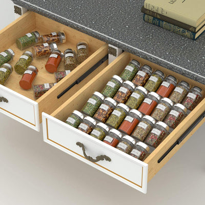 Organizador de Especias Transparente con Cajones para Escritorio - Image 5