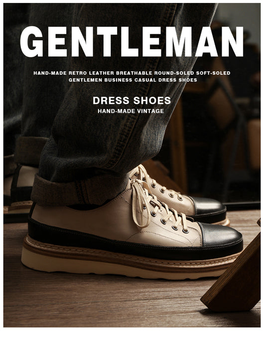Zapatos Casuales de Cuero Genuino con Plataforma - Estilo Vintage Artesanal - Image 10