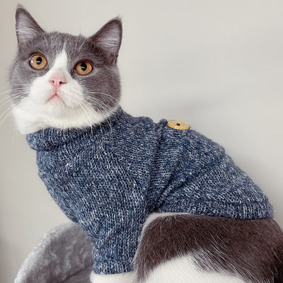 Suéter Otoño Invierno para Gatos - Prevención de Caída de Pelo - Image 2