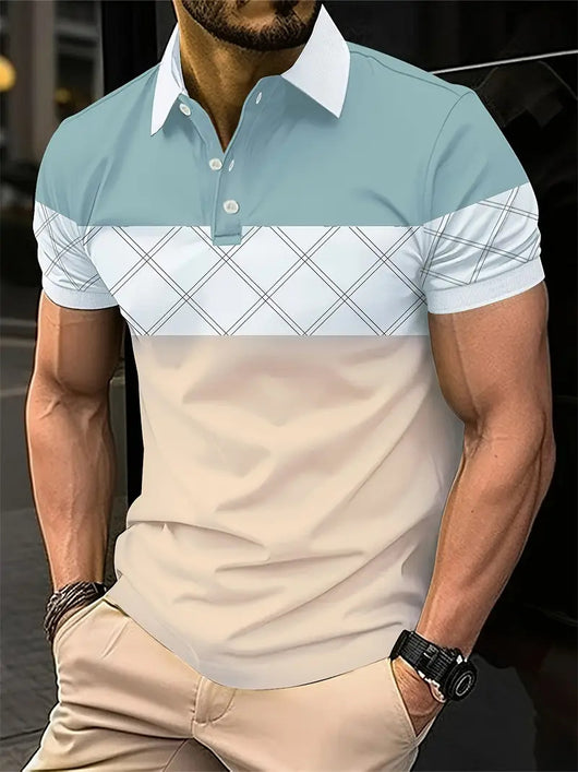 Polo Clásico de Manga Corta con Solapa para Hombre - Image 21