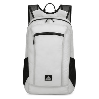 Mochila de Senderismo Ligera AZELA, Blanca para Viajes al Aire Libre con Múltiples Bolsillos y Correas Transpirables - Image 4