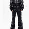 Men's Leather Pants with Zipper Design - Autumn