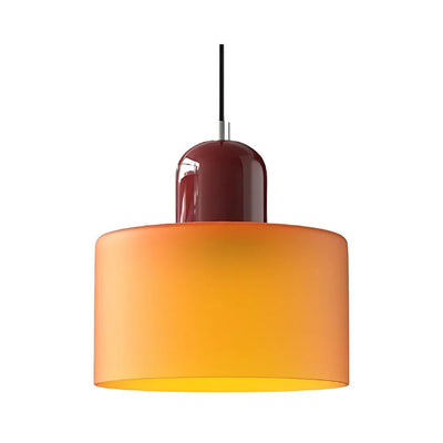 Lámpara Colgante Redonda de Vidrio Crema - Diseño Minimalista - Image 25