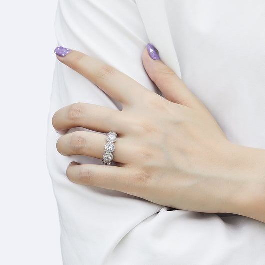 Anillo de Plata 925 Minimalista para Mujer - Accesorio de Moda Versátil - Image 5