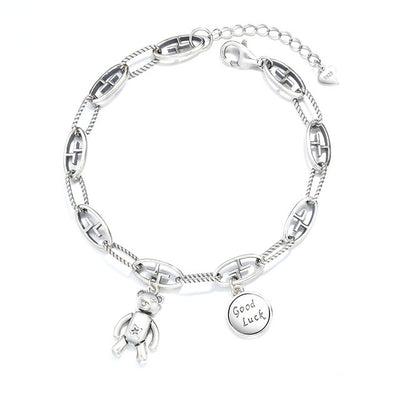 Pulsera de Osito de la Suerte con Diseño Cartoon