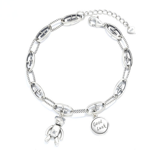 Pulsera de Osito de la Suerte con Diseño Cartoon
