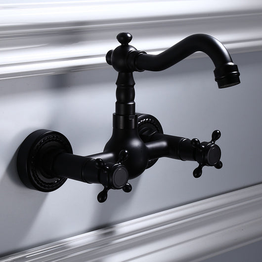 Grifo Mezclador de Baño en Cobre Cromado - Agua Caliente y Fría - Image 3