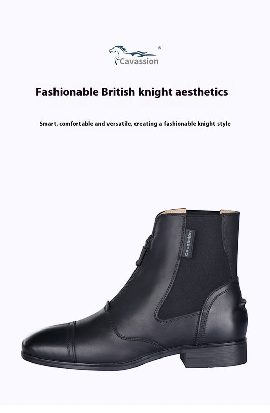 Botas Ecuestres de Cuero Genuino para Tobillos - Image 13